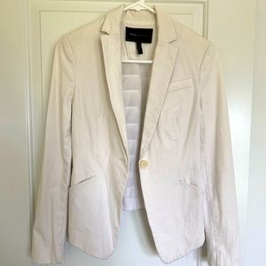 BCBG Maxazria white blazer